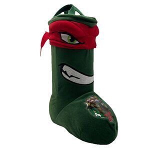 Teenage Mutant Ninja Turtles TMNT Raphael Christmas Stocking Nickelodeon Large